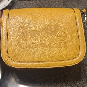 Coach Mustard Yellow Crossbody Bag